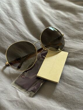 Stella McCartney Gold and Tortoiseshell Sunglasses - Brown Lenses
